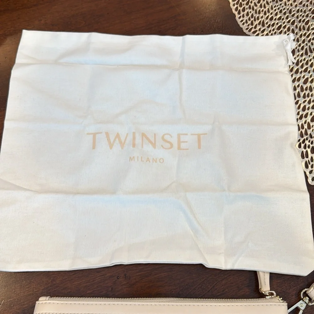 Twinset Milano rafia clutch